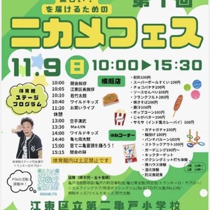 11月9日(日) ニカメフェス　出演情報❣️